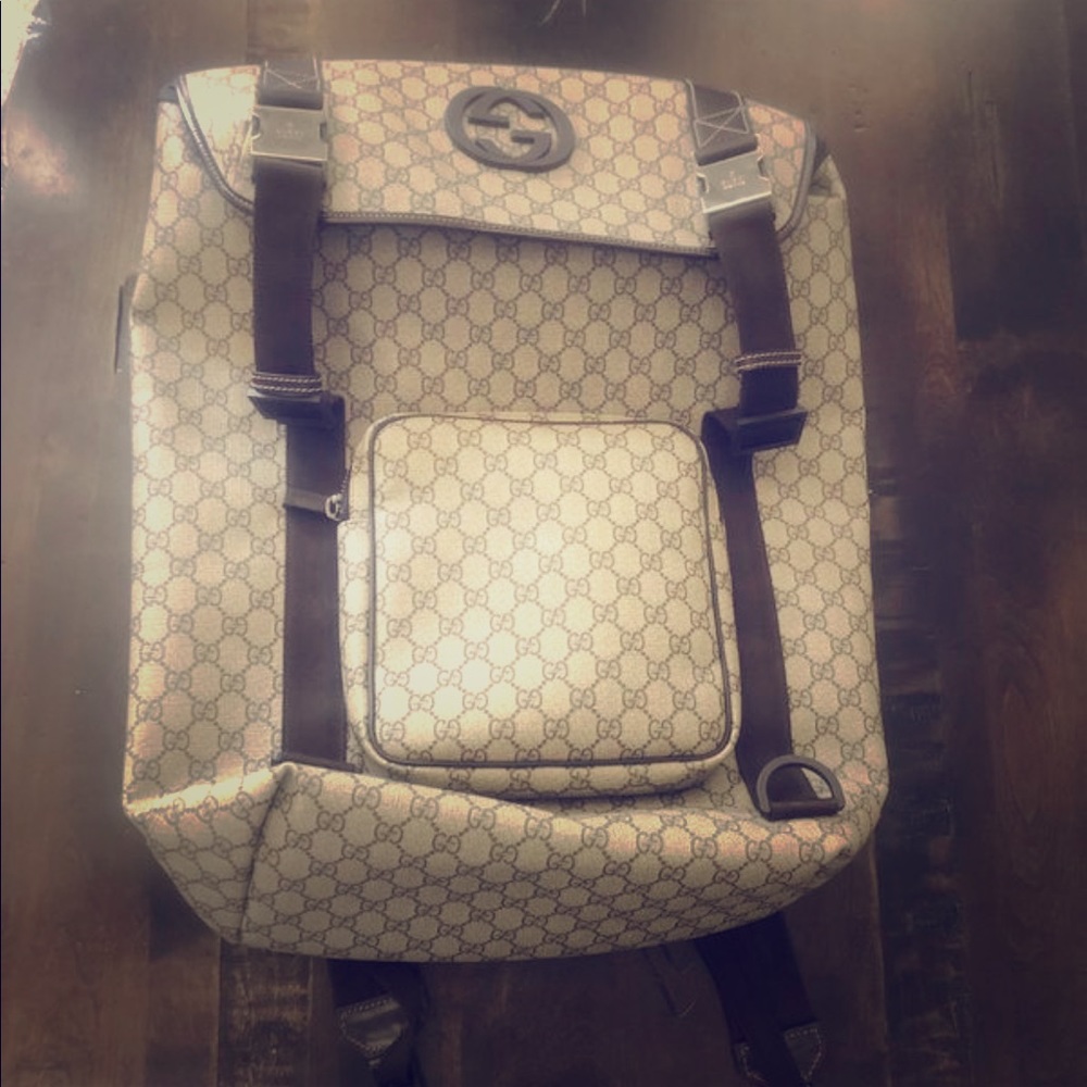 Gucci GG Canvas Backback